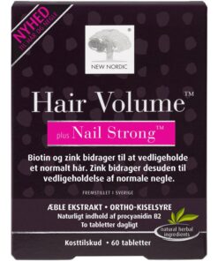 shop New Nordic Hair Volume Plus Nail Strong 60 Pieces af New Nordic - online shopping tilbud rabat hos shoppetur.dk