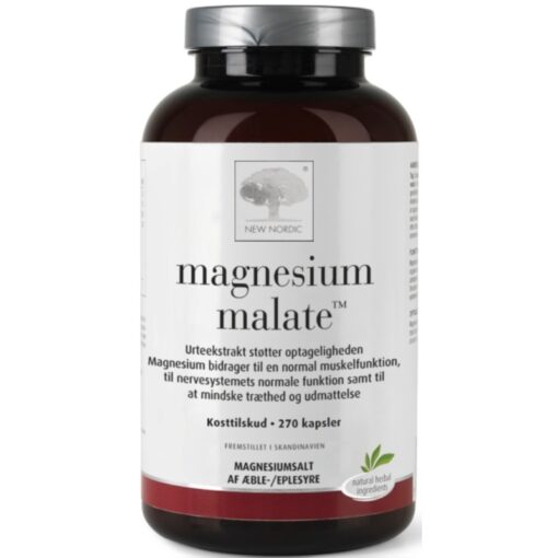 shop New Nordic Magnesium Malate 270 Pieces af New Nordic - online shopping tilbud rabat hos shoppetur.dk