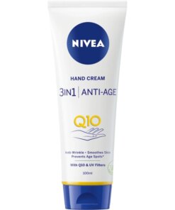 shop Nivea 3-In-1 Anti-Age Q10 Hand Cream 100 ml af Nivea - online shopping tilbud rabat hos shoppetur.dk