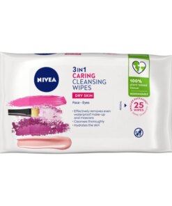 shop Nivea 3in1 Caring Cleansing Wipes Dry Skin 25 Pieces af Nivea - online shopping tilbud rabat hos shoppetur.dk