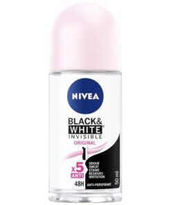 shop Nivea Black & White Invisible Female Original Roll-On 50 ml af Nivea - online shopping tilbud rabat hos shoppetur.dk