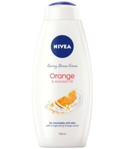 shop Nivea Caring Shower Cream 750 ml - Orange & Avocado Oil af Nivea - online shopping tilbud rabat hos shoppetur.dk