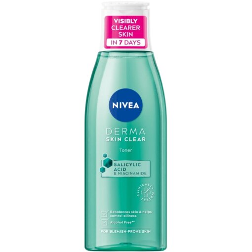 shop Nivea DERMA Skin Clear Toner 200 ml af Nivea - online shopping tilbud rabat hos shoppetur.dk