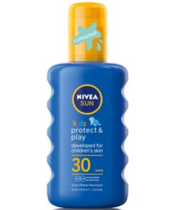 shop Nivea Kids Protect & Play Sun Spray SPF 30 - 200 ml af Nivea - online shopping tilbud rabat hos shoppetur.dk