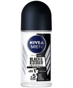 shop Nivea Men Black & White Invisible Roll-On 50 ml af Nivea - online shopping tilbud rabat hos shoppetur.dk