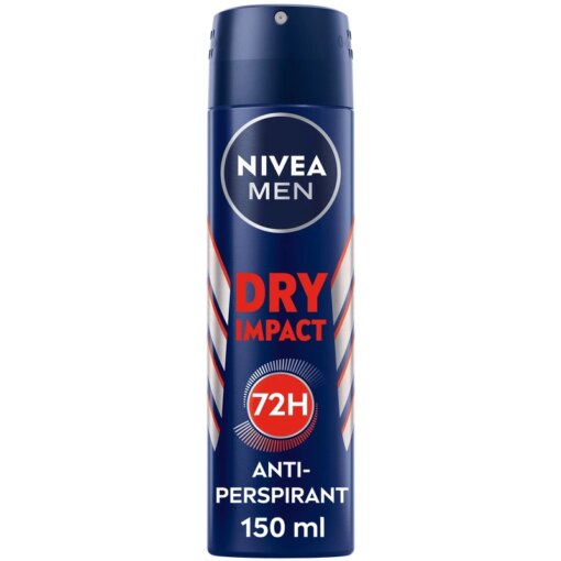 shop Nivea Men Dry Impact Spray 150 ml af Nivea - online shopping tilbud rabat hos shoppetur.dk