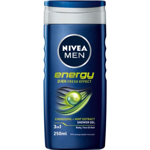 shop Nivea Men Energy Shower Gel 250 ml af Nivea - online shopping tilbud rabat hos shoppetur.dk