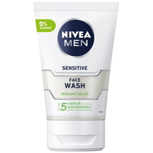 shop Nivea Men Sensitive Face Wash 100 ml af Nivea - online shopping tilbud rabat hos shoppetur.dk