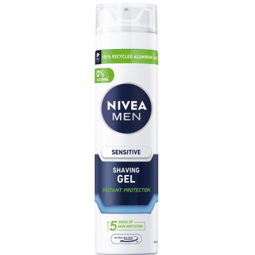 shop Nivea Men Sensitive Shaving Gel 200 ml af Nivea - online shopping tilbud rabat hos shoppetur.dk