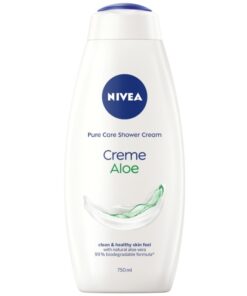 shop Nivea Pure Care Shower Cream 750 ml - Creme Aloe Vera af Nivea - online shopping tilbud rabat hos shoppetur.dk