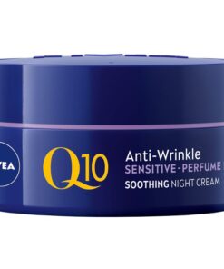 shop Nivea Q10 Power Anti-Wrinkle Sensitive Night Cream 50 ml af Nivea - online shopping tilbud rabat hos shoppetur.dk