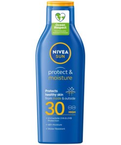 shop Nivea Sun Protect & Moisture Lotion SPF 30 - 200 ml af Nivea - online shopping tilbud rabat hos shoppetur.dk