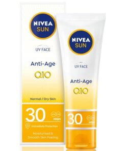 shop Nivea Sun Q10 Anti-Age Face Cream SPF 30 - 50 ml af Nivea - online shopping tilbud rabat hos shoppetur.dk