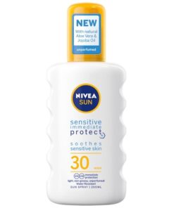 shop Nivea Sun Sensitive & Protect Sun Spray SPF 30 - 200 ml af Nivea - online shopping tilbud rabat hos shoppetur.dk