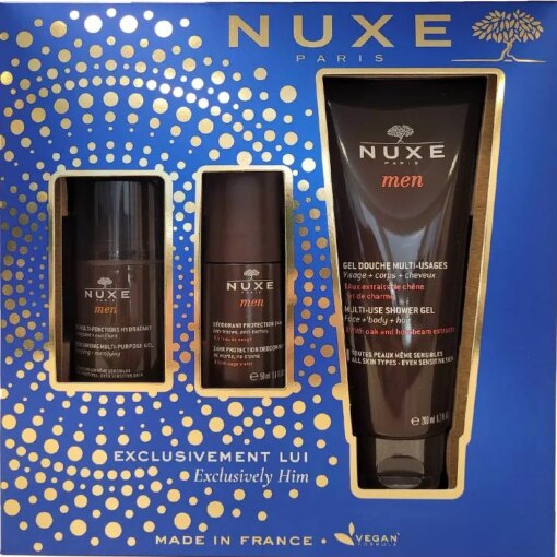 shop Nuxe Exclusively Him Gift Set (Limited Edition) af NUXE - online shopping tilbud rabat hos shoppetur.dk