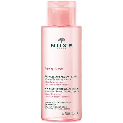 shop Nuxe Very Rose 3-In-1 Soothing Micellar Water 400 ml af NUXE - online shopping tilbud rabat hos shoppetur.dk