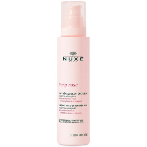 shop Nuxe Very Rose Creamy Make-Up Remover Milk 200 ml af NUXE - online shopping tilbud rabat hos shoppetur.dk