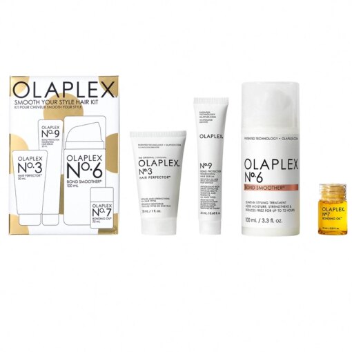 shop Olaplex Smooth Your Style Hair Kit (Limited Edition) af Olaplex - online shopping tilbud rabat hos shoppetur.dk