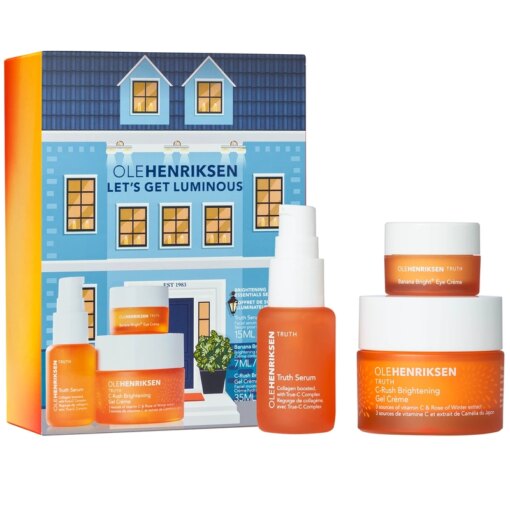 shop Ole Henriksen Let's Get Luminous Christmas Gift Set (Limited Edition) af Ole Henriksen - online shopping tilbud rabat hos shoppetur.dk