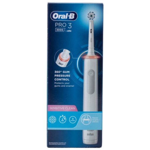 shop Oral-B Pro 3000 Sensitive White af OralB - online shopping tilbud rabat hos shoppetur.dk