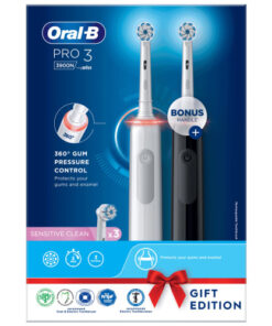 shop Oral-B eltandbørster - Pro 3 3900 - 2 stk. af oral-b - online shopping tilbud rabat hos shoppetur.dk