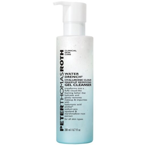 shop Peter Thomas Roth Water Drench Hyaluronic Cloud Makeup Removing Gel Cleanser 200 ml af Peter Thomas Roth - online shopping tilbud rabat hos shoppetur.dk