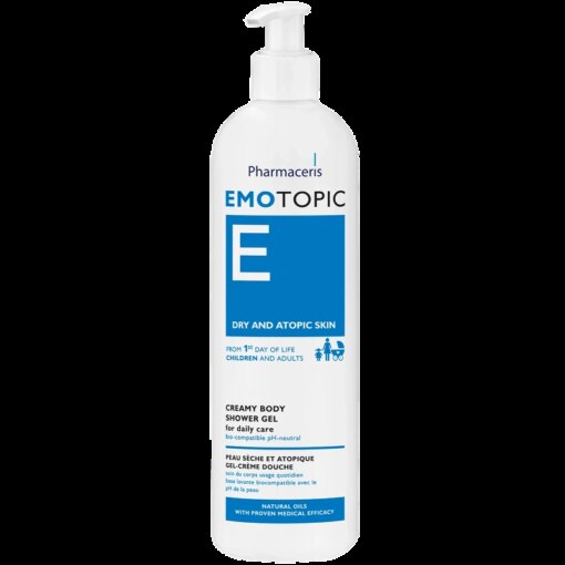 shop Pharmaceris E Emotopic Creamy Body Shower Gel 400 ml af Pharmaceris - online shopping tilbud rabat hos shoppetur.dk