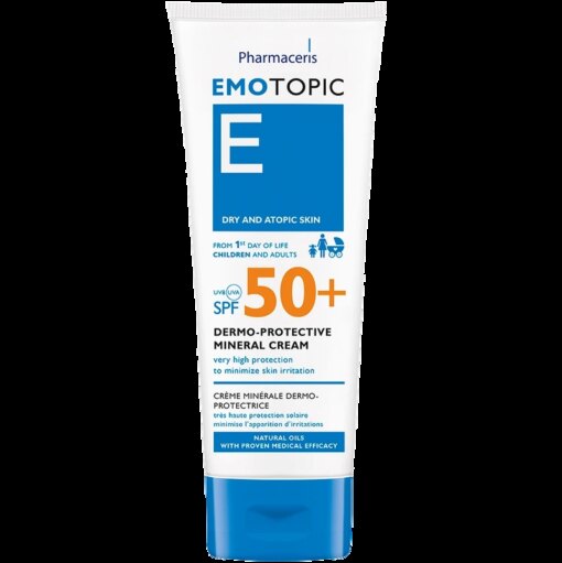 shop Pharmaceris E Emotopic Dermo-Protective Mineral Cream SPF 50+ - 75 ml af Pharmaceris - online shopping tilbud rabat hos shoppetur.dk