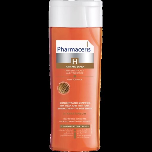 shop Pharmaceris H Keratineum Concentrated Shampoo For Weak & Thin Hair 250 ml af Pharmaceris - online shopping tilbud rabat hos shoppetur.dk