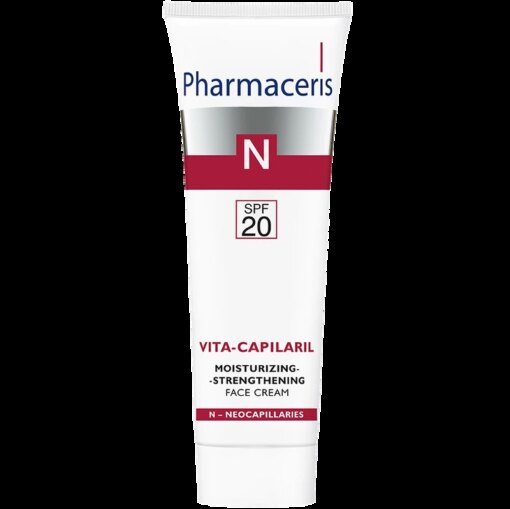 shop Pharmaceris N Vita Capilaril Moisturizing & Strengthening Face Cream SPF 20 - 50 ml af Pharmaceris - online shopping tilbud rabat hos shoppetur.dk