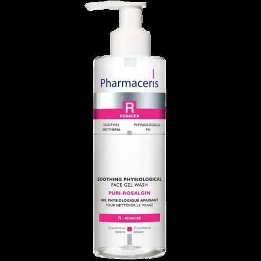 shop Pharmaceris R Puri-Rosalgin Soothing Physiological Face Gel Wash 190 ml af Pharmaceris - online shopping tilbud rabat hos shoppetur.dk