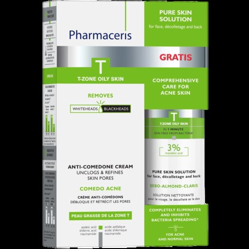 shop Pharmaceris T Comedo Acne & Sebo Almond Claris Gift Set (Limited Edition) af Pharmaceris - online shopping tilbud rabat hos shoppetur.dk