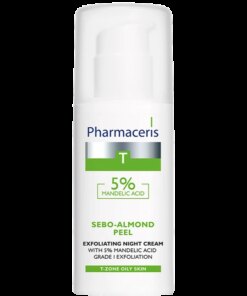 shop Pharmaceris T Sebo-Almond Peel 5% Exfoliating Night Cream 50 ml af Pharmaceris - online shopping tilbud rabat hos shoppetur.dk