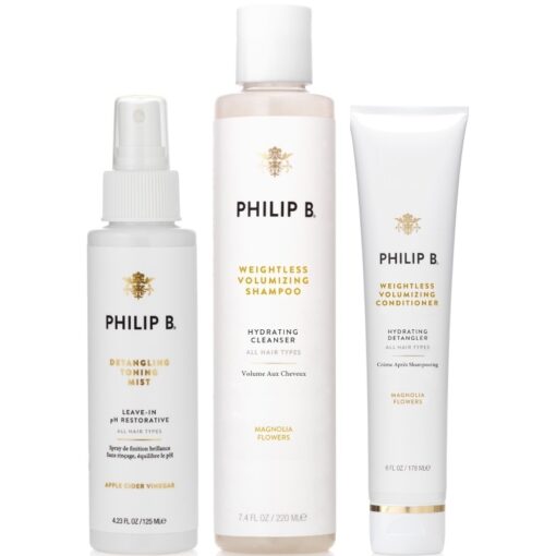 shop Philip B Toning Mist & Weightless Volumizing Shampoo + Conditioner Set af Philip B - online shopping tilbud rabat hos shoppetur.dk