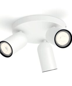 shop Philips spotlampe med 3 spots - Pongee - Hvid af philips - online shopping tilbud rabat hos shoppetur.dk