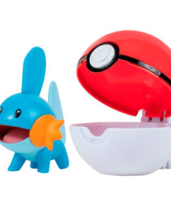 shop Pokémon pokéball med figur - Clip 'N' Go - Mudkip af pokemon - online shopping tilbud rabat hos shoppetur.dk