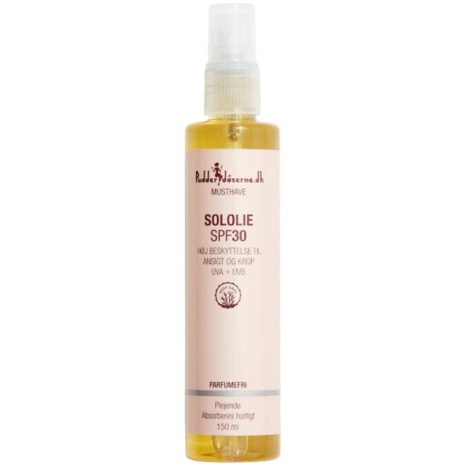 shop Pudderdåserne Sololie SPF 30 - 150 ml af Pudderdserne - online shopping tilbud rabat hos shoppetur.dk