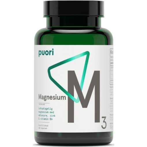 shop Puori Magnesium M3 - 60 Pieces af Puori - online shopping tilbud rabat hos shoppetur.dk