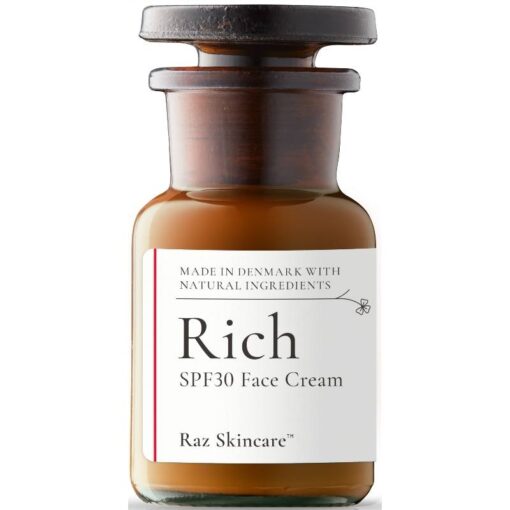 shop Raz Skincare Face Cream SPF 30 Rich 50 ml af Raz Skincare - online shopping tilbud rabat hos shoppetur.dk