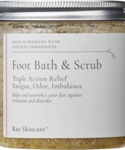 shop Raz Skincare Foot Bath & Scrub Triple Action Relief 200 gr. af Raz Skincare - online shopping tilbud rabat hos shoppetur.dk