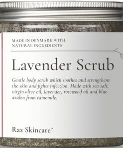 shop Raz Skincare Lavender Scrub 200 gr. af Raz Skincare - online shopping tilbud rabat hos shoppetur.dk