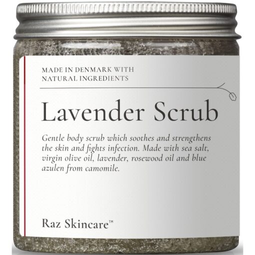 shop Raz Skincare Lavender Scrub 200 gr. af Raz Skincare - online shopping tilbud rabat hos shoppetur.dk