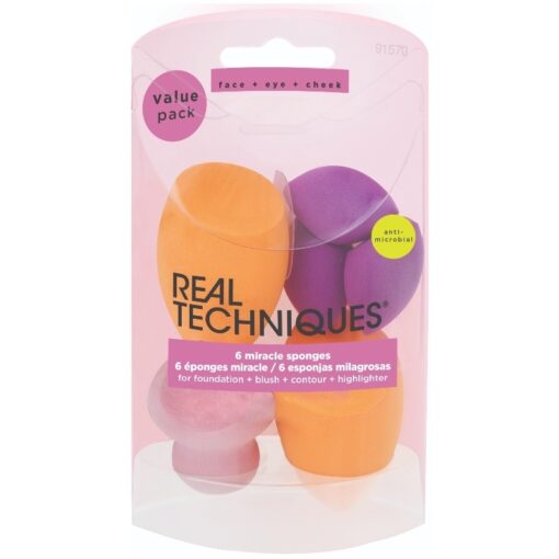 shop Real Techniques 6 Miracle Complexion Sponges af Real Techniques - online shopping tilbud rabat hos shoppetur.dk