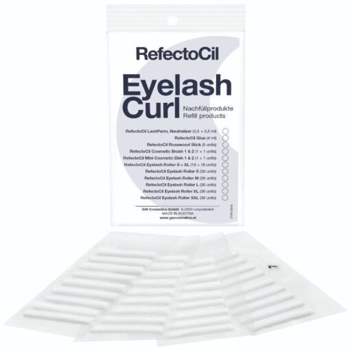 shop RefectoCil Eyelash Curl Refill Rollers 36 Pieces - L af Refectocil - online shopping tilbud rabat hos shoppetur.dk