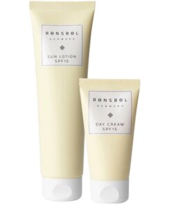 shop Rønsbøl Sun Lotion + Day Cream SPF 15 af Rnsbl - online shopping tilbud rabat hos shoppetur.dk