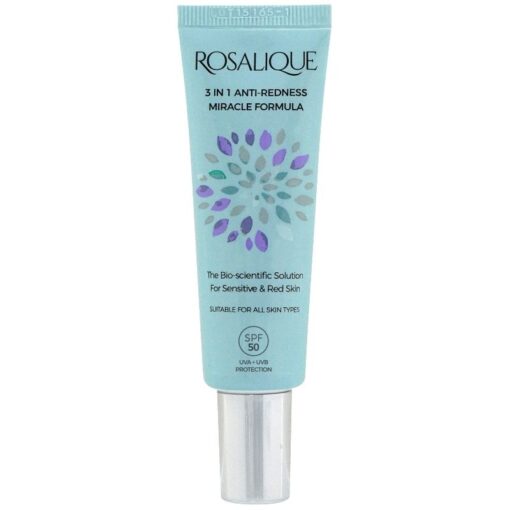 shop Rosalique 3-In-1 Anti-Redness Miracle Formula SPF 50 - 30 ml af Rosalique - online shopping tilbud rabat hos shoppetur.dk