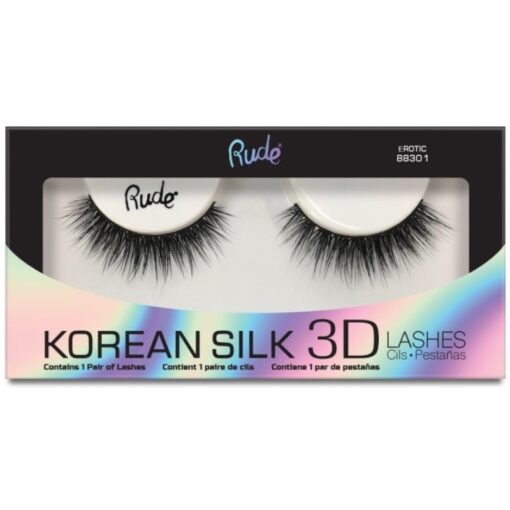 shop Rude Cosmetics Korean Silk 3D Lashes - Erotic af Rude Cosmetics - online shopping tilbud rabat hos shoppetur.dk