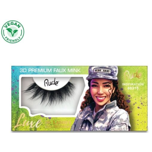 shop Rude Cosmetics Luxe 3D Lashes Premium Faux Mink - Inspiration af Rude Cosmetics - online shopping tilbud rabat hos shoppetur.dk