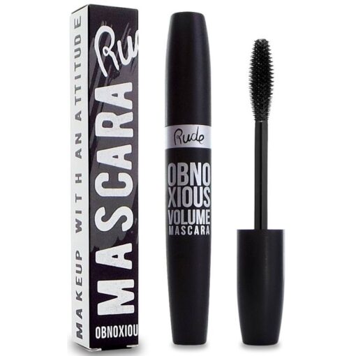 shop Rude Cosmetics Obnoxious Volume Mascara 7 gr. - Black af Rude Cosmetics - online shopping tilbud rabat hos shoppetur.dk