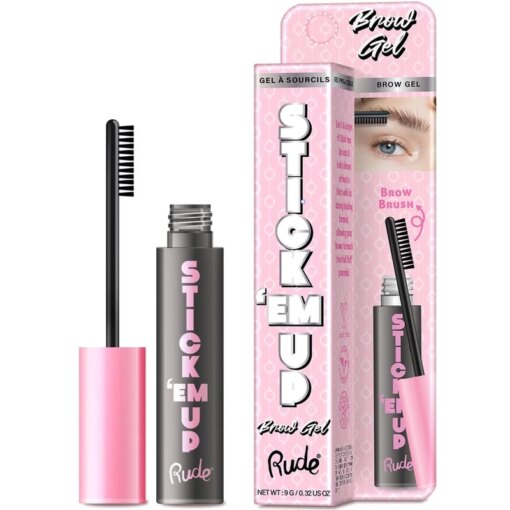 shop Rude Cosmetics Stick 'Em Up Brow Gel 9 gr. af Rude Cosmetics - online shopping tilbud rabat hos shoppetur.dk